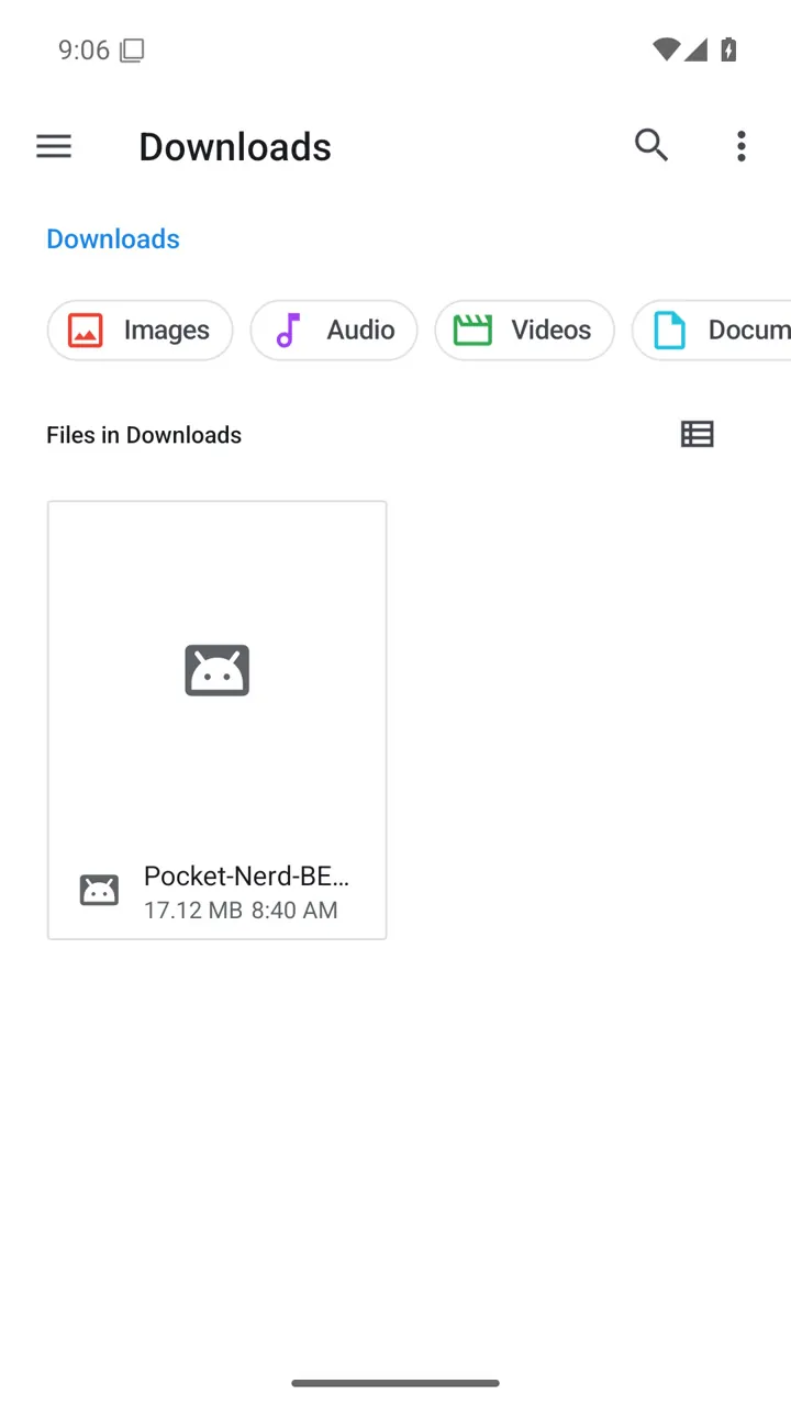 Open the APK for the app you were invited to test.